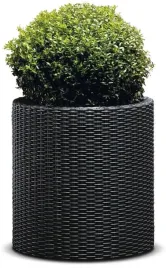 keter-doniczka-donica-cylinder-planter-l-antracyt-plecionka-rattan-duza