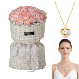 mydlane-roze-rozowe-led-zloty-naszyjnik-serce-prezent-dzien-kobiet-zestaw