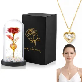 wieczna-roza-w-szkle-led-zloty-naszyjnik-serce-prezent-dzien-kobiet-zestaw