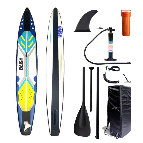 DESKA SUP PADDLE BOARD 420 CM POMPOWANA DO PŁYWANIA WYTRZYMAŁA +AKCESORIA