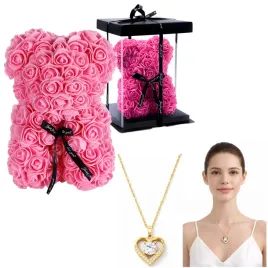 mis-z-roz-led-rozowy-30cm-zloty-naszyjnik-serce-damski-prezent-dzien-kobiet