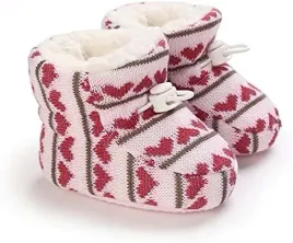 buciki-dzieciece-niemowlece-ocieplane-0-6-miesiecy-rozowe-w-serduszka