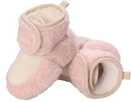 buciki-dzieciece-niemowlece-ocieplane-0-6-miesiecy-rozowo-biale