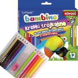 bambino-kredki-trojkatne-12-kol-grube-drewno-tempe