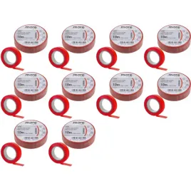 tasma-izolacyjna-pvc-15mmx013mm-10m-czerwona-wytrzymala-zestaw-10-szt