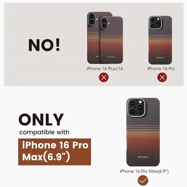 pitaka-ultra-slim-case-etui-do-iphone-16-pro-max-wlokno-aramidowe-sunset-typ-plecki