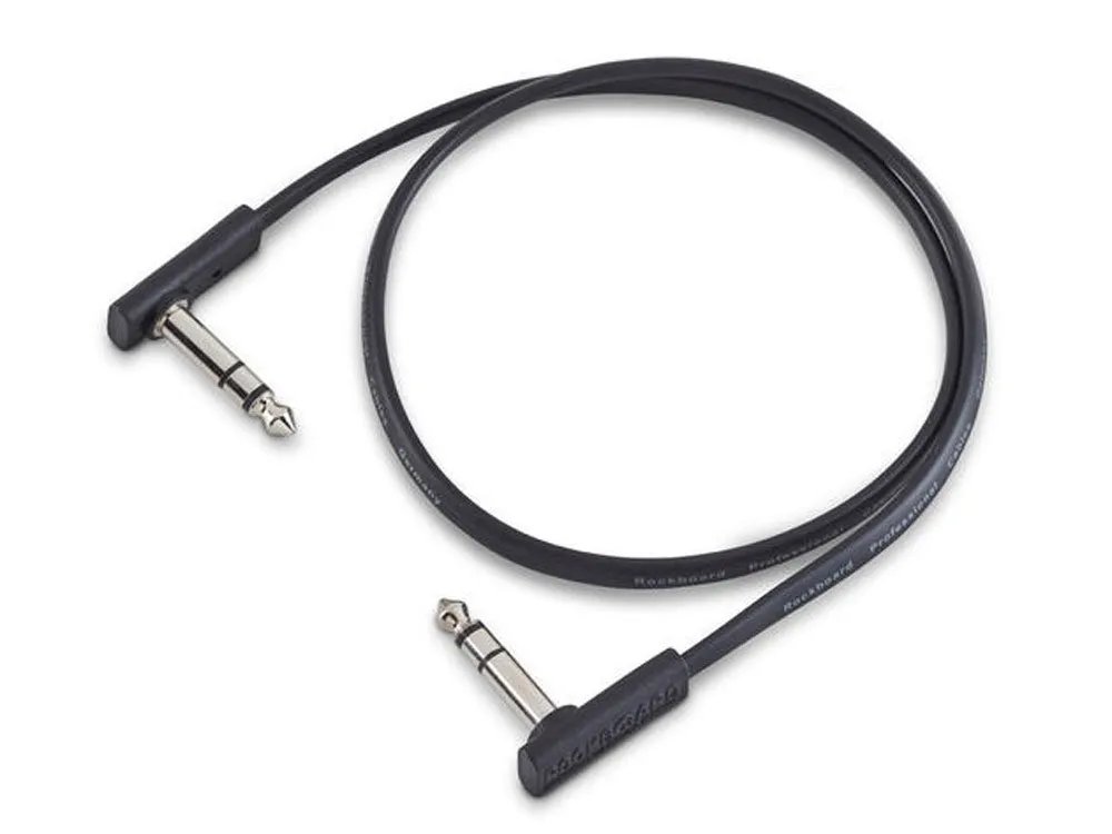 kabel-patch-rockboard-flat-black-trs-60cm-stan-nowy