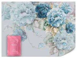 fototapeta-do-salonu-niebieskie-piwonie-peonie-kwiaty-styl-vintage-200x140