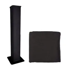 lycra-oslona-na-statyw-kolumnowy-glosnikowy-totem-tower-czarny-material