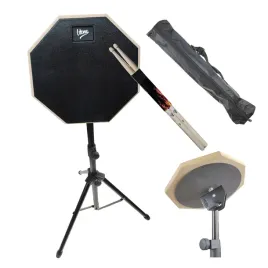 pad-perkusyjny-do-cwiczen-ze-statywem-paleczkami-treningowy-zestaw-do-nauki