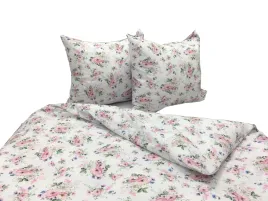 posciel-z-kory-160x200-lux-2419-rozowe-kwiaty