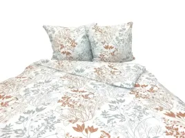 posciel-z-kory-160x200-lux-2671-bezowo-szare-liscie