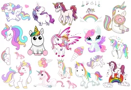 tatuaze-dla-dzieci-zmywalne-jednorozce-unicorn