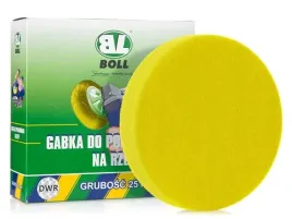 boll-gabka-do-polerowania-sr-150mm-gr-25mm-zolta-srednio-twarda