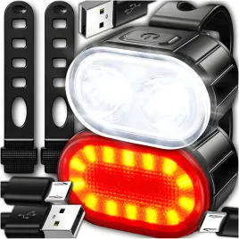 mocna-lampka-rowerowa-latarka-akumulatorowa-led-usb-przod-tyl-zestaw