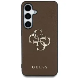guess-futeral-do-samsung-s25-guhcs25spgt4mbw-pu-grained-big-4g-and-classic