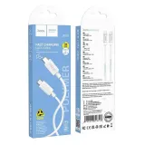 hoco-kabel-typ-c-do-typ-c-3a-60w-x107-1-m-bialy-dlugosc-przewodu-1-m