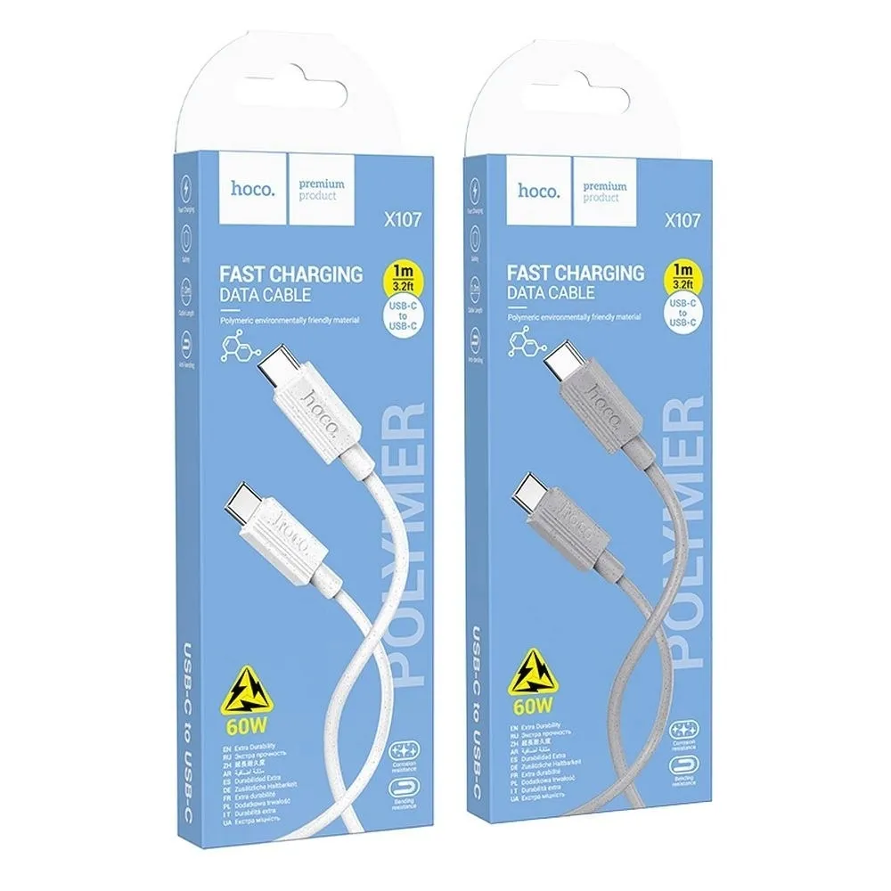 hoco-kabel-typ-c-do-typ-c-3a-60w-x107-1-m-bialy-stan-nowy