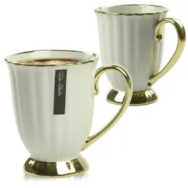 kubek-porcelanowy-do-kawy-herbaty-zloty-ecru-240ml-ze-zlotym-uchem