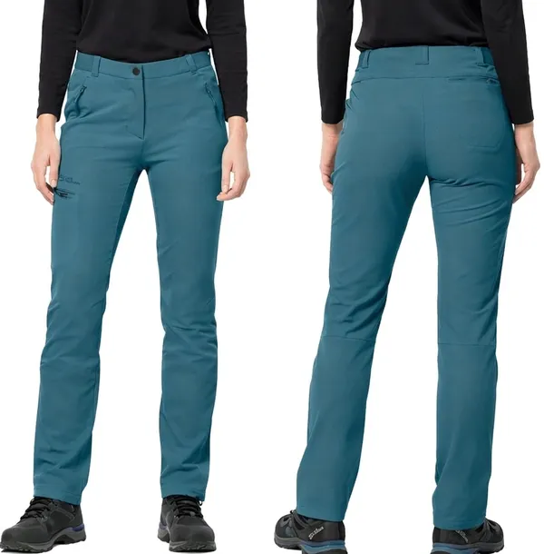 JACK WOLFSKIN GEIGELSTEIN DAMSKIE SPODNIE TREKKINGOWE TURYSTYCZNE W GÓRY 42