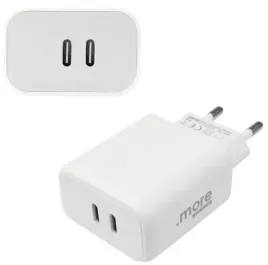 ladowarka-sieciowa-20w-2x-usb-c-podwojna-kostka-do-telefonu-smartfona-biala