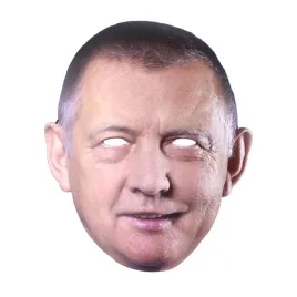 maska-papierowa-marian-banas-polityk