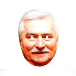 maska-papierowa-prezydent-lech-walesa-solidarnosc