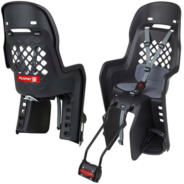 Fotelik rowerowy na ramę KROSS JOY FF na rower 26" - 29" czarny do 22kg