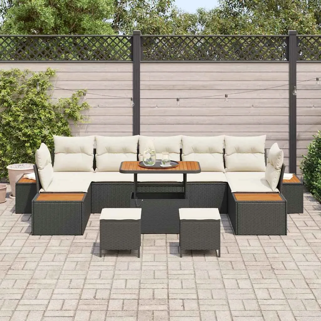 zestaw-sof-na-ogrod-10-pcs-czarny-polirattan-stan-nowy