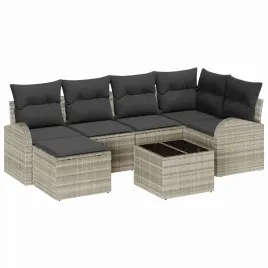 zestaw-sof-na-ogrod-7-pcs-jasnoszary-polirattan
