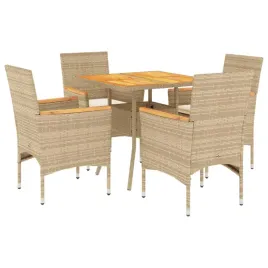 zestaw-stolik-4-krzesla-ogrodowe-rattan-bezowy