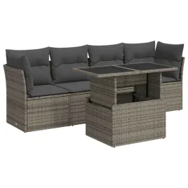 zestaw-wypoczynkowy-5-elementowy-szary-rattan-pe-6-poduszek-stol-100x55