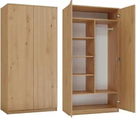 szafa-na-ubrania-2-drzwi-z-6-szufladami-miejsce-na-wieszaki-180-x-90-x-50cm