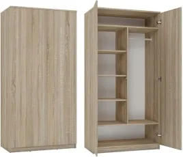 szafa-na-ubrania-2-drzwi-z-6-szufladami-miejsce-na-wieszaki-180-x-90-x-50cm