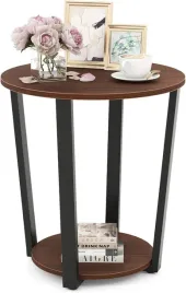stolik-kawowy-lawa-do-salonu-sypialni-okragly-z-polka-stol-pomocniczny-50cm