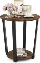 stolik-kawowy-lawa-do-salonu-sypialni-okragly-z-polka-stol-pomocniczny-50cm