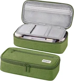 piornik-szkolny-z-5-przegrodkami-organizer-na-artykuly-szkolne-zielony