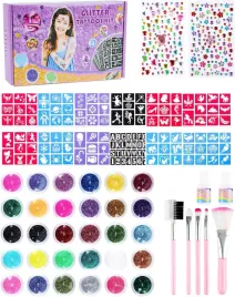 tatuaze-brokatowe-dla-dzieci-zestaw-162-szablonow-30-kolorow-prezent