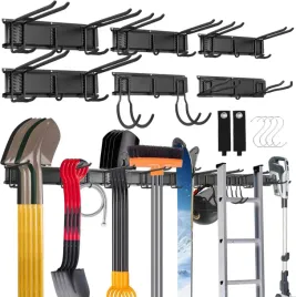 organizer-na-narzedzia-scienny-18-haczykow-4-s-haczyki-2-pasy-garage-czarny