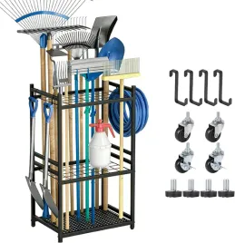 organizer-na-narzedzia-ogrodowe-35-gniazd-3-poziomowy-metal-garage-czarny