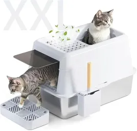 kuweta-dla-kota-ze-stali-nierdzewnej-xxl-26l-z-akcesoriami-zamknieta