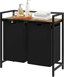 kosz-na-pranie-dwukomorowy-rustykalny-loft-z-polka-regal-lazienkowy-czarny