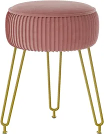 krzeslo-taboret-kuchenny-okragly-do-toaletki-sypialni-rozowy-stylowy-46cm