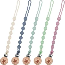 zawieszka-lancuszek-do-smoczka-drewniane-zawieszki-silikownowe-5-szt