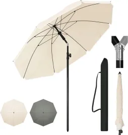 parasol-plazowy-przeciwloneczny-wodoszczelny-regulacja-wysokosci-o-155cm