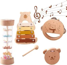 drewniana-zabawka-dla-dzieci-instrumenty-muzyczne-zestaw-muzyczny-5-el