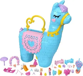 lalka-polly-pocket-lama-pidzama-duzy-zestaw-motyw-kempingu-25-dodatkow