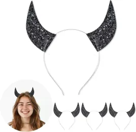 opaska-rogi-diabla-czarne-brokatowe-unisex-halloween-3-sztuki