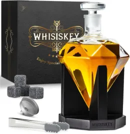 zestaw-do-whisky-szklanki-karafka-diament-kamienie-do-whisky-prezentowy