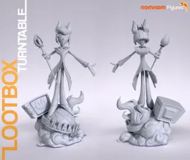 figurka-alastor-hazbin-hotel-nomnom-figures-druk-3d-14k-prezent